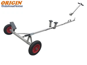 Origin Alu Kleinbootstrailer Kajakanhänger Handdolly mit T-Griff - Bild 1 von 6