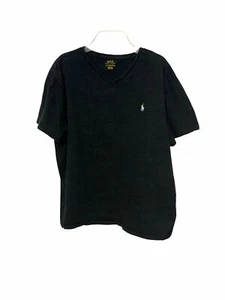 Polo Ralph Lauren Dark Gray V Neck Tee T-Shirt XL - Picture 1 of 8