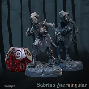 Sabrina Morningstar/Witch/TTRPG/Wargaming/Dungeons and Dragons/3DartDigital - Picture 1 of 1