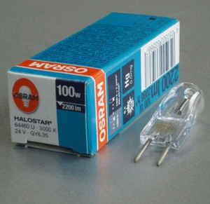 OSRAM 64460U Surgery Shadowless Lamp 24V100W GY6.35 X-ray Positioning Light Bulb - Bild 1 von 1