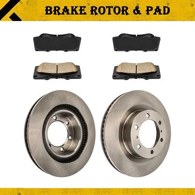 Front Brake Rotor & Pad For Toyota 4Runner 2010-20; Lexus GX460 10-19 31554+D976 - Image 1 of 4