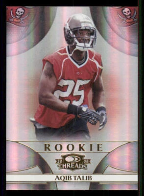 2008 Donruss Threads #157 Aqib Talib RC /999 - Image 1 of 2