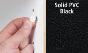 FastCap FC.MB.916.BL Black Screw Caps Peel & Stick PVC Caps 9/16" 260 Caps - Picture 1 of 2