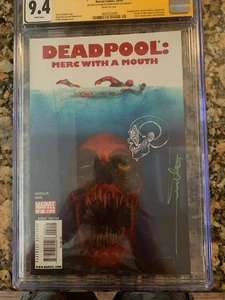 Key Dpool: Merc with a Mouth #2(Jaws Variant)SuydamAuto@Headpool RemarqueCGC 9.4 - Picture 1 of 6