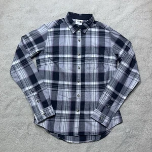 Camisa The North Face para mujer Berkeley novia camiseta de franela a cuadros con botones NUEVA - Imagen 1 de 15