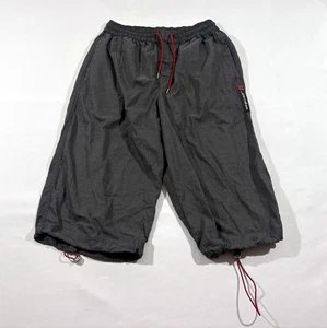 Pantaloncini Air Jordan vintage grigi Jumpman logo larghi lunghi basket anni 90 Y2K taglia XL rari - Foto 1 di 13