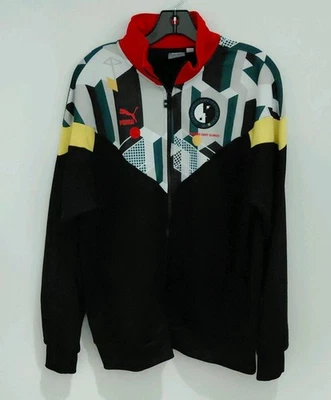 Puma Quatre Cent Quinze Alemania Chaqueta de Pista Cremallera Para Hombre Jersey Negro 656877 01 Foto 1 de 4