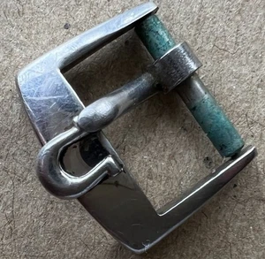 OMEGA Buckle Wrist Watch Strap Band Parts Silver Approximately 10mm used Japan - Picture 1 of 10