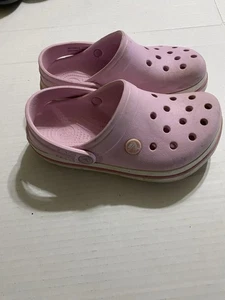 Rosa Kaugummi Crocs Kinder Crocband Kids Größe J2  - Bild 1 von 8