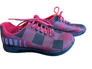 NOBULL SNEAKERS Red Womens Size 7.5 LACEUP Crossfit 38.5 Euro GUC Athletic - Picture 1 of 6