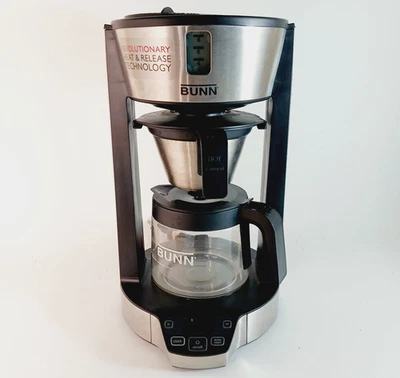 BUNN Phase Brew Coffee Maker Programmable Stainless Drip Machine Glass Carafe - Image 1 of 4