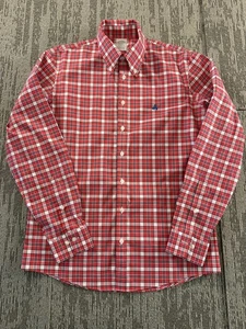 Brooks Brothers Hemd Herren Medium rot kariert Milano Fit bügelfrei Supima Baumwolle - Bild 1 von 7