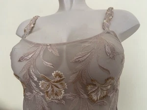 Cotton Club LuxuryChemise Slip Dress Lingerie Womens Size 3, 36L. Made in Italy - Picture 1 of 10