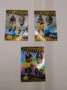 2024 Panini Illusions Football - LOT of 3 Pittsburgh Steelers Trading Cards! - Picture 1 of 2