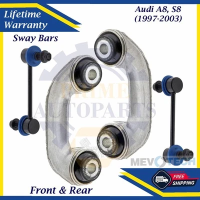 NUEVAS BARRAS ESTABILIZADORAS DELANTERAS Y TRASERAS OE para Audi A8/S8 1997-2003 garantía de por vida Foto 1 de 4