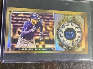 🔥 GEORGE SPRINGER Gypsy Gems Minis 🔥 2022 Topps Gypsy Queen  #GGM-11 - Picture 1 of 2
