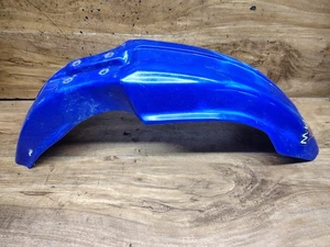 1999 - 2004 Yamaha TTR225 TT225 OEM Front Fender Cover Plastic Mud Guard Blue - Picture 1 of 10