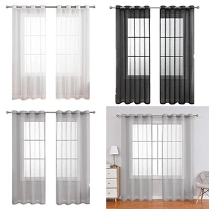 Smart Design Imitation Linen Curtains to Keep Your Home Cozy Year Round - Picture 1 of 5