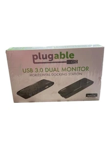 Plugable USB 3.0 Dual Monitor Horizontal Docking Station - Bild 1 von 2