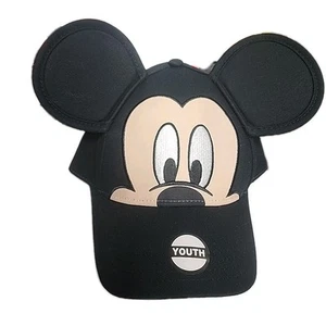 Disney Mickey Mouse Ears Face Cap Hat Youth One Size - Bild 1 von 5