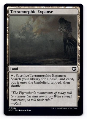 Terramorphic Expanse LP Commander: Modern Horizons 3 0394 MTG Regular - Image 1 of 2
