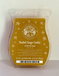 New SCENTSY Frosted Ginger Cookie 2.6 oz Melted Wax Bars - Picture 1 of 8