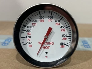 Grill Thermometer - Temperature Gauge - Analog - Replacement - New!!! - Picture 1 of 3