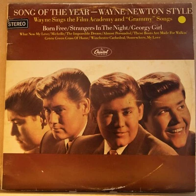 WAYNE NEWTON - SONG OF THE YEAR - Vinyl LP - Capitol - 1967 - VG (2155) - Image 1 of 4