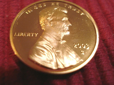 2003 S Lincoln Gem Proof Memorial Penny Cover