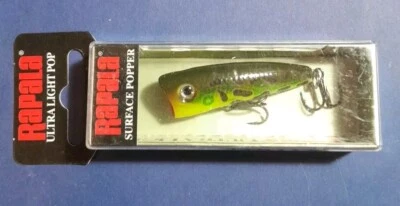 Señuelo de pesca Rapala Ultra Light Shad ULP04 LF superficie de rana cal popper Foto 1 de 2