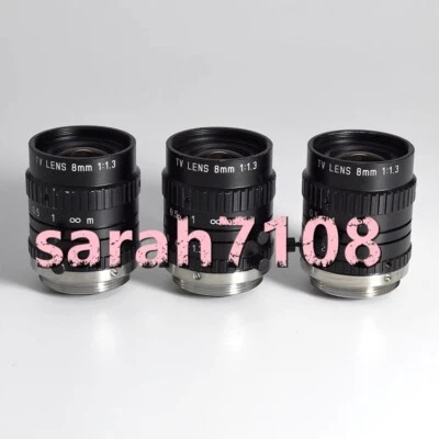 1PC USED U-TRON mv0813 Prime focus industrial lens 8mm 1:1.3 via DHL or Fedex - Image 1 of 4