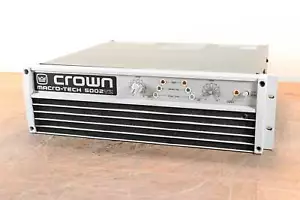 Crown Macro-Tech 5002VZ 2-Channel Power Amplifier CG00J0E - Picture 1 of 11