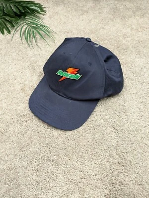 Vintage 90s Gatorade Hat Snapback Sports Navy Lightning Bolt Cobra Snap Cap Y2K - Image 1 of 4