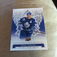 2017 Upper Deck Toronto Maple Leafs Centennial Doug Gilmour #29 HOF
