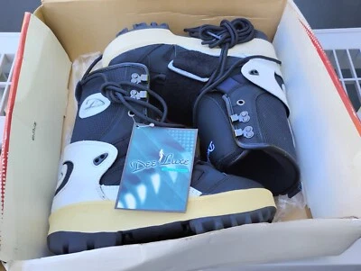 Botas de esquí vintage Raichle Dee Luxe para hombre talla 9 Swift S negras Foto 1 de 4