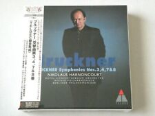 Nikolaus Harnoncourt Bruckner Sym. No.3, 4, 7 & 8 4CD TOWER RECORDS JAPAN