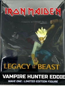 Iron Maiden Vampire Hunter Eddie Vinyl Figure Statue Limited Edition New 2017 - Picture 1 of 12