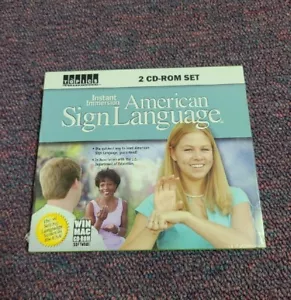 Instant Immersion American Sign Language 2 CD-ROM Set (Windows/Mac, 2001) - Picture 1 of 5