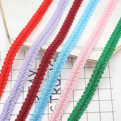 5M Floral Embroidered Centipede Trim Ribbon Underwear Clothing Edge Sewing Decor - Image 1 of 4
