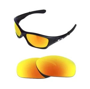 NEW POLARIZED CUSTOM FIRE RED LENS FOR OAKLEY PIT BULL SUNGLASSES - Picture 1 of 6