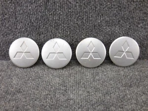 Set of (4) OEM Factory Genuine Mitsubishi MR554437 MR49120B Wheel Center Cap Set - Picture 1 of 4