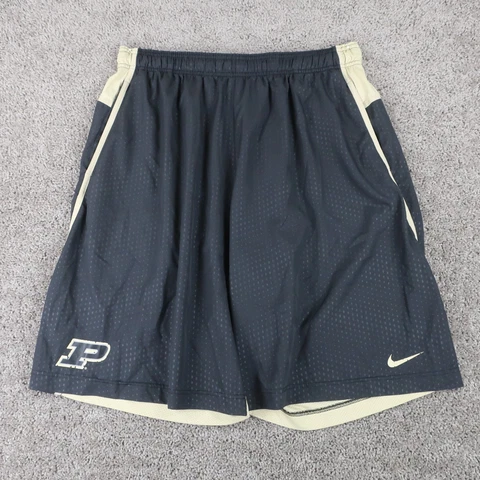 Purdue Boilermakers Shorts Mens 3XL Black Nike Dri Fit Performance Basketball Cover