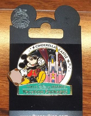 东京迪士尼度假区度假套餐灰姑娘城堡官方收藏徽章 — 第 1/4 张图片