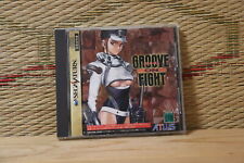 Groove on Fight Gouketsuji 3 Sega Saturn SS VG w/tracked ship!