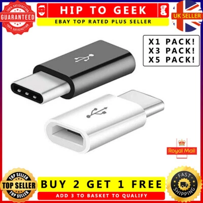 Micro USB Female To Type C Male Converter Usb-c Adapter Converter Adapter Uk - Image 1 of 4