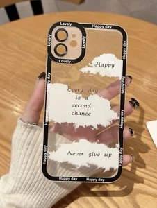 Transparent Case for iPhone 13 Pro Max Mini  XS  Shockproof Phone - Picture 1 of 3