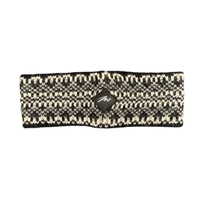 Merkley Headgear Authentic 100% Wool Knit Headband Black Gray White Unisex - Bild 1 von 6