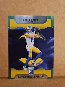 2022 Panini Donruss Elite Cooper Kupp Title Waves Green Foil #TW2 Super Bowl MVP - Picture 1 of 2