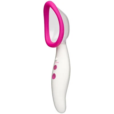 Doc Johnson Automatic Vibrating Rechargeable Vagina Pussy Pump - Pink - Image 1 of 3