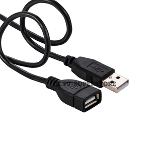 15ft USB 2.0 Extension Cable Type A Male to A Female Extender HIGH SPEED Black - Picture 1 of 3